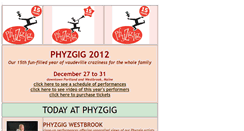 Desktop Screenshot of phyzgig.org